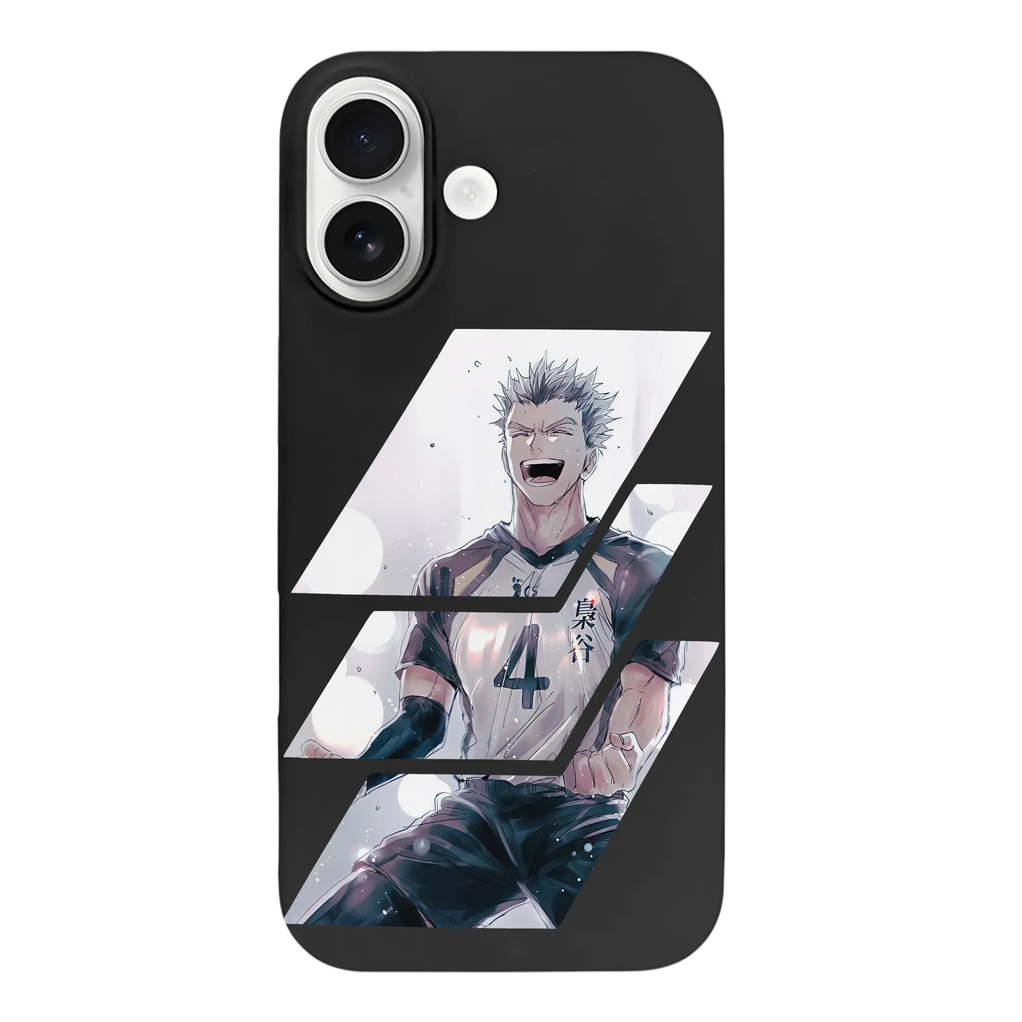 ハイキュー!! グッズ,木兎光太郎 - iPhone 17 シリーズ シリコンケース 薄型 耐衝撃 指紋防止 ソフトタッチカバー 精密フィット 傷防止 保護ケース iPhone 17/17 Air/17 Pro/17 Pro Max 対応